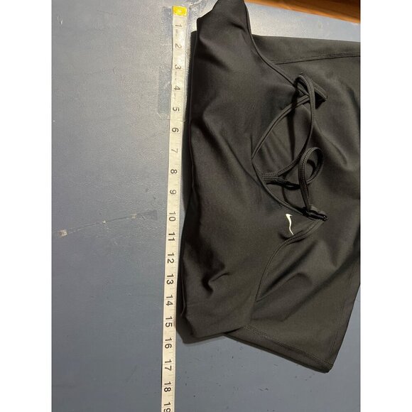 Nike Womens Black Strappy V-Neck Sports Tank Top M Beachy Swim Tropical Vacation - Picture 8 of 11